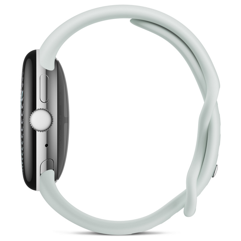 Google Pixel Watch 5 WiFi išmanusis laikrodis, 41 mm, Polished Silver / Fog, GA10898-DE