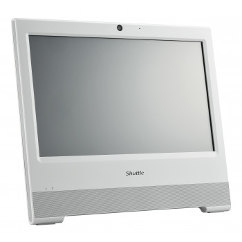 Shuttle XPC AIO barebone X50N, 15,6 colio jutiklinis ekranas, Intel N150, balta