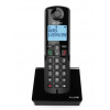 Alcatel S280 EWE belaidis DECT telefonas su laisvų rankų įranga, juodas