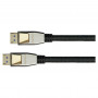 Good Connections Python DP20-PY010 DisplayPort 2.0 kabelis, nailono pynimas, juodas, 1 m