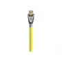 Good Connections PYTHON GC-M0075 DisplayPort 1.2 kabelis, 4K2K / UHD, paauksuoti kontaktai, OFC, nailono pynimas, geltonas, 1 m