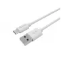 Equip 128845 USB-A – USB-C 2.0 kabelis, 3 A, 0,3 m, baltas