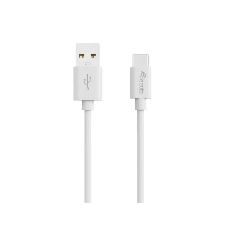 Equip 128848 USB-A – USB-C 2.0 kabelis, 3 A, 2 m, baltas