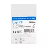 LogiLink NK4006 RJ45 keystone modulis, Cat.5e UTP, 90° įspaudimas, baltas
