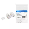 LogiLink NK4006 RJ45 keystone modulis, Cat.5e UTP, 90° įspaudimas, baltas