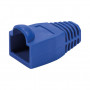 LogiLink MP0066 RJ45 kištuko apsauginis gaubtelis 6,5 mm, mėlynas (50 vnt.)
