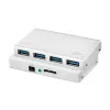 LogiLink UA0421 USB 3.0 šakotuvas, 4 prievadai, su maitinimo šaltiniu