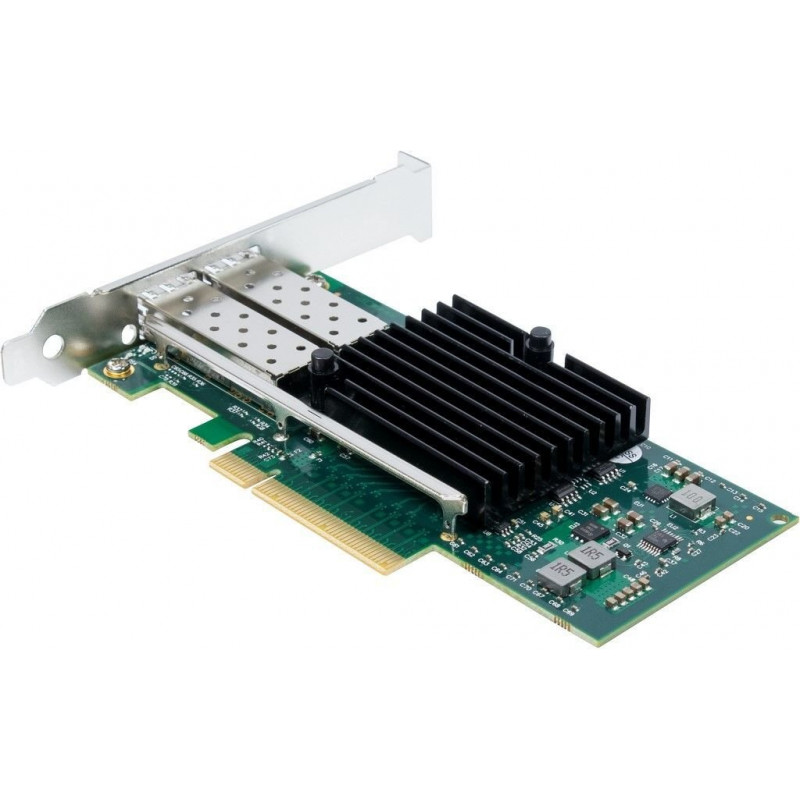 Inter-Tech ST-723 tinklo plokštė, PCIe x8, dviguba SFP+, 10 Gbit/s