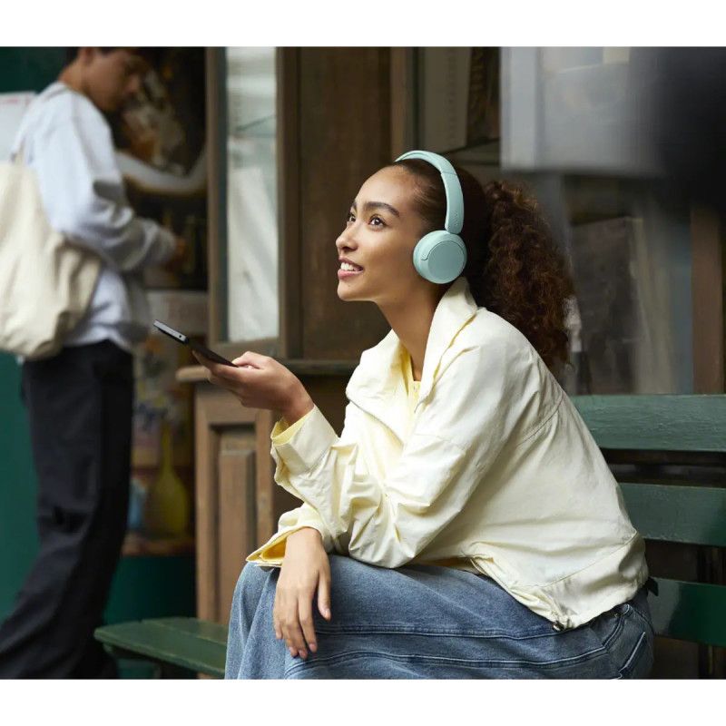 Sony WH-CH530 belaidės Bluetooth ausinės, mėtinės