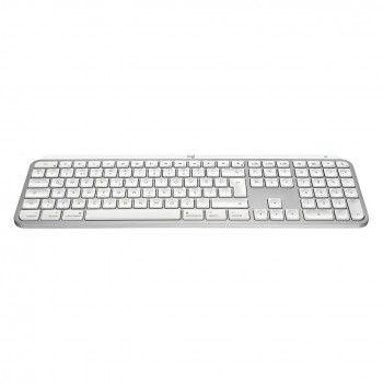 Logitech Master Series MX Keys S for Mac 920-011628 klaviatūra, šveicariškas (CH) išdėstymas, šviesiai pilka