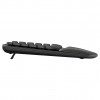 Logitech Wave Keys 920-012289 belaidė ergonominė klaviatūra, 2,4 GHz / Bluetooth, šveicariškas (CH) išdėstymas, grafito spalvos