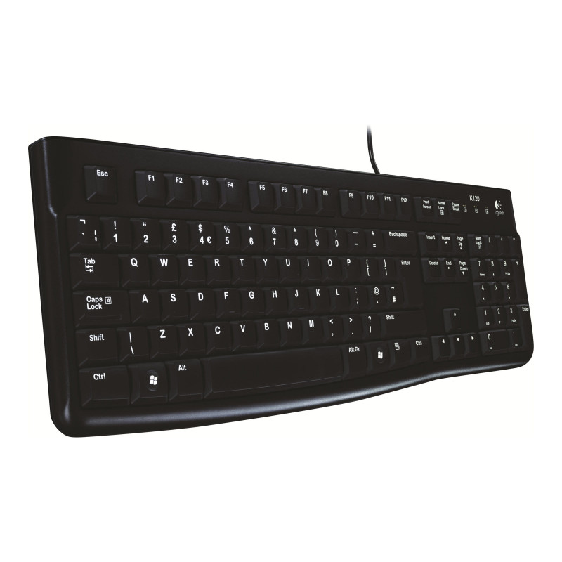 Logitech K120 920-002487 USB klaviatūra, estiškas išdėstymas