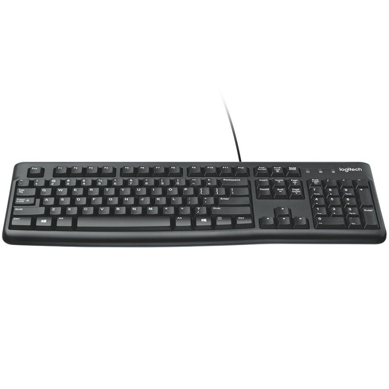 Logitech K120 920-002487 USB klaviatūra, estiškas išdėstymas