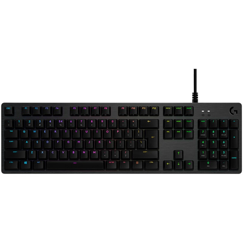 Logitech G512 920-009350 mechaninė žaidimų klaviatūra su pašvietimu, GX jungikliai