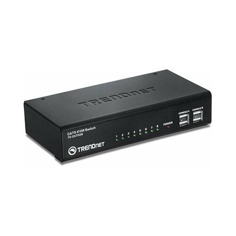 TRENDnet TK-CAT508 KVM jungiklis, 8 KVM prievadai