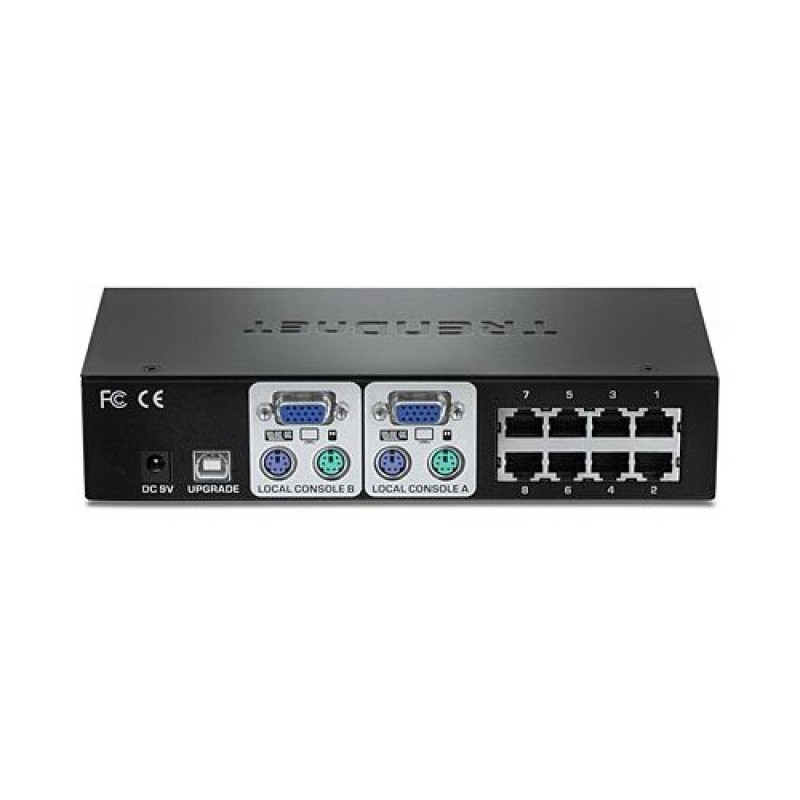 TRENDnet TK-CAT508 KVM jungiklis, 8 KVM prievadai
