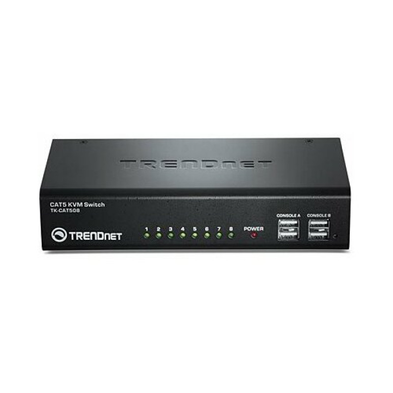 TRENDnet TK-CAT508 KVM jungiklis, 8 KVM prievadai