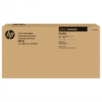HP SU374A tonerio kasetė (anksčiau Samsung CLT-P406B/ELS), dviejų kasečių rinkinys (2 vnt.)