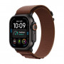 Apple Watch Ultra 4 (2026) išmanusis laikrodis, 5G, 49 mm, juodo titano korpusas, bordo Alpine Loop, M