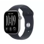 Apple Watch Series 12 išmanusis laikrodis, GPS + Cellular, 46 mm, kosminės pilkos spalvos aliuminio korpusas, tamsiai mėlyna sportinė apyrankė M/L