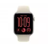 Apple Watch SE 3 išmanusis laikrodis, GPS + Cellular, 44 mm, žvaigždžių šviesos spalvos aliuminio korpusas, smėlio spalvos sportinė apyrankė S/M