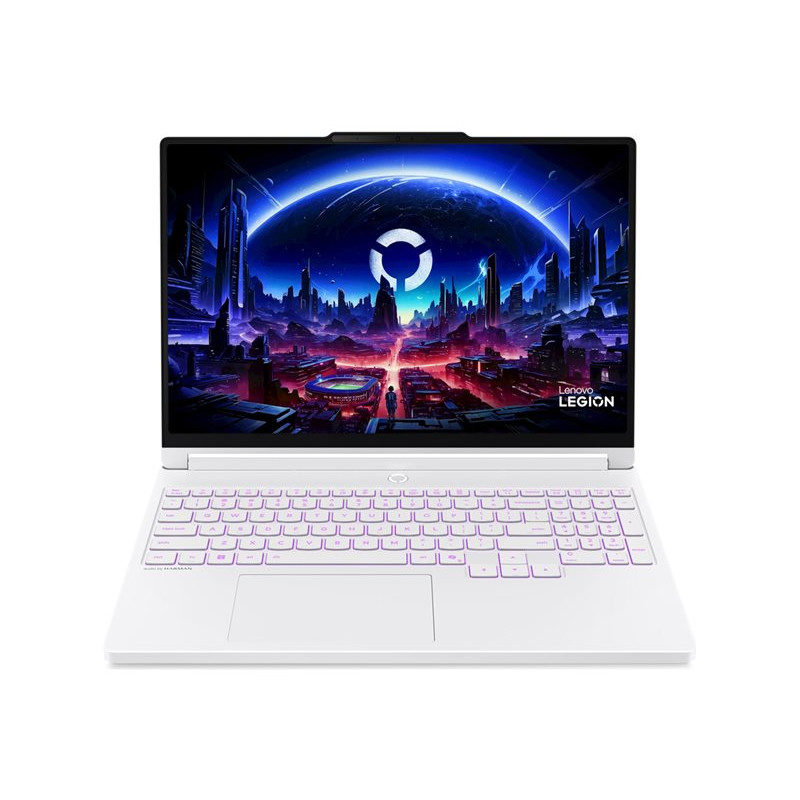 Lenovo Legion 5 15IAX11 nešiojamasis kompiuteris (83VK0050NT), Intel Core Ultra 7 251HX, 15,3 colio OLED WQXGA, 16 GB DDR5, 1 TB SSD, NVIDIA GeForce RTX 5060 8 GB, baltos spalvos (Glacier White)