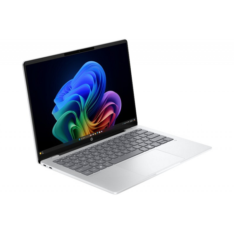 HP OmniBook 5 14-he0013nf nešiojamasis kompiuteris, Qualcomm Snapdragon X, 16 GB RAM, 512 GB SSD, 14 colių WUXGA OLED, Windows 11, atnaujintas