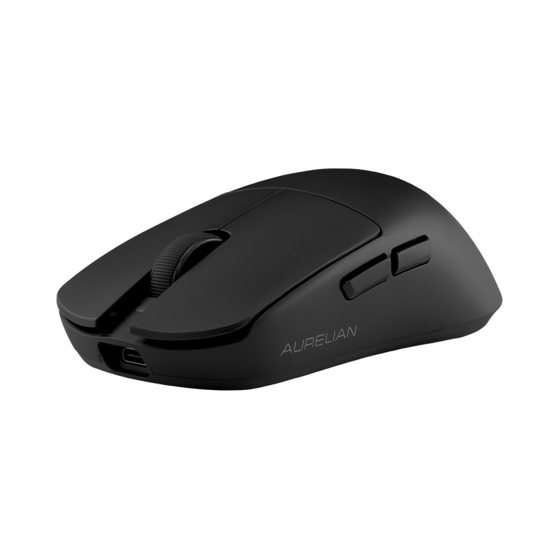 White Shark AURELIAN WGM-9011 žaidimų pelė, juoda