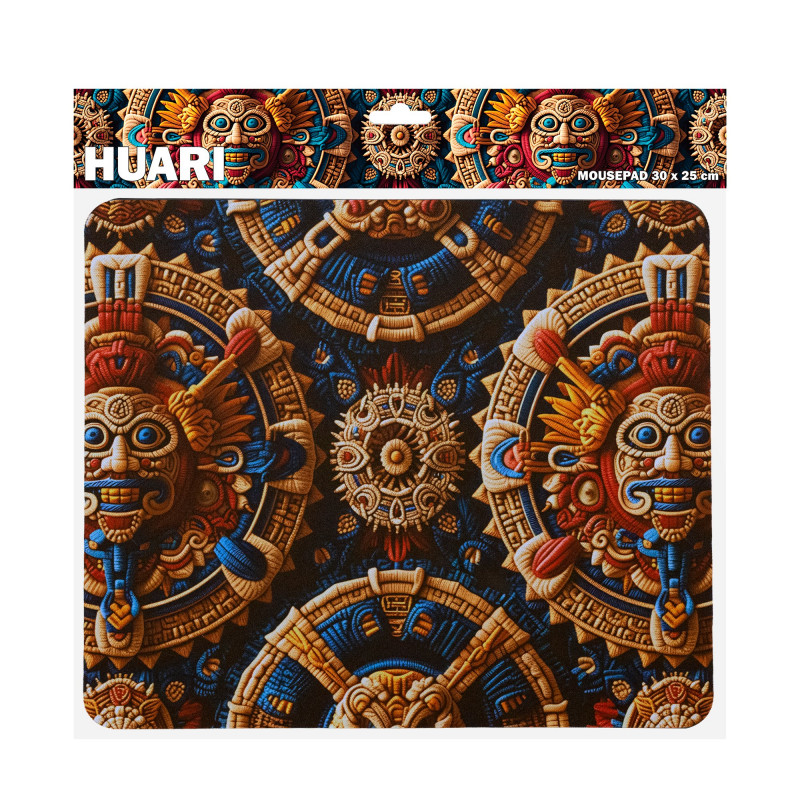 Sbox HUARI M MP-05 pelės kilimėlis, 300x250 mm, juodas su raštu