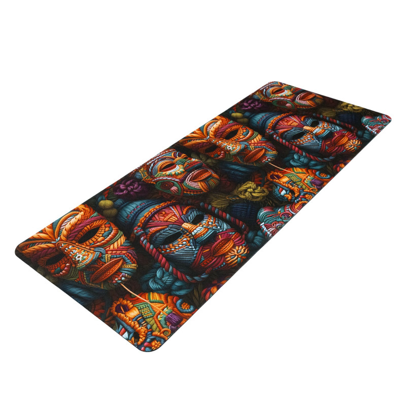 Sbox VIRACOCHA XL MP-07 pelės kilimėlis, 700x300 mm, juodas su raštu