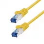 LogiLink CP4017S jungiamasis kabelis Cat.6A CCA S/FTP LSZH, 0,25 m, geltonas, EconLine