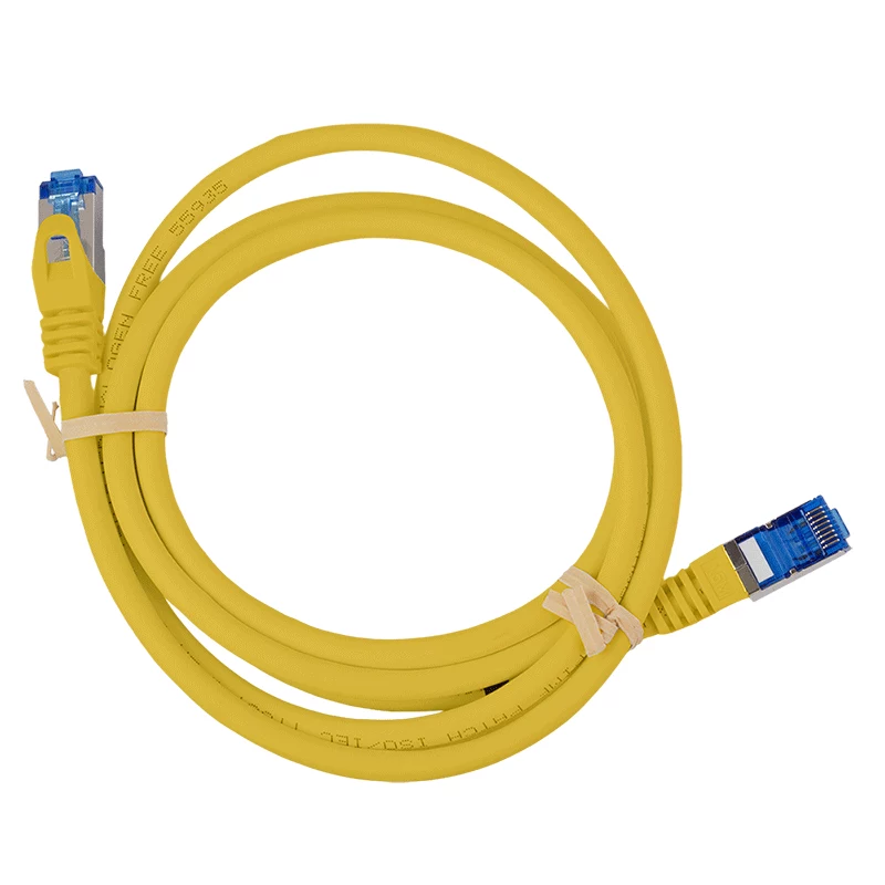 LogiLink CP4017S jungiamasis kabelis Cat.6A CCA S/FTP LSZH, 0,25 m, geltonas, EconLine