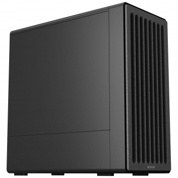 HAVN BF 360 Flow Solid kompiuterio korpusas, Midi Tower, E-ATX, juodas