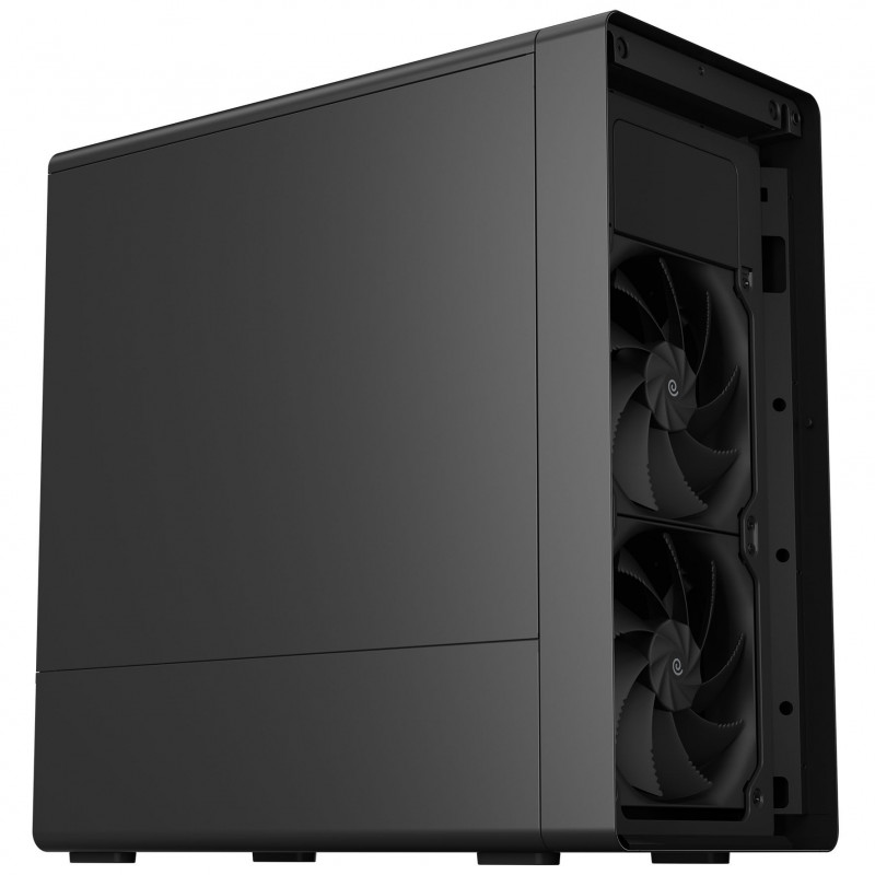 HAVN BF 360 Flow Solid kompiuterio korpusas, Midi Tower, E-ATX, juodas