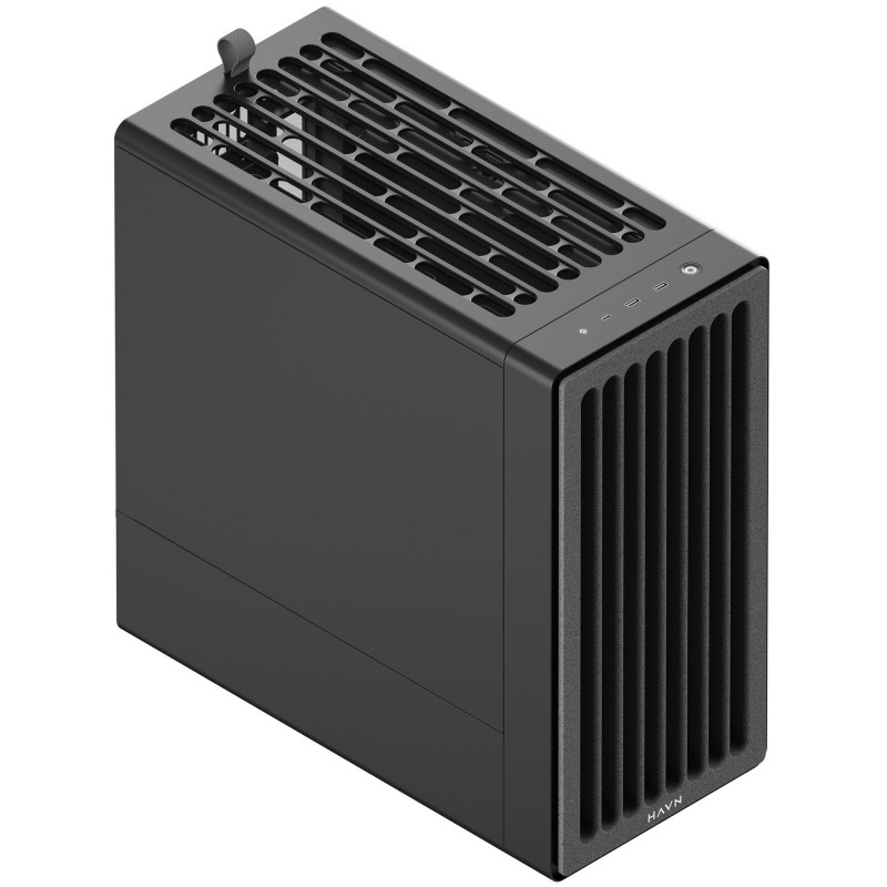 HAVN BF 360 Flow Solid kompiuterio korpusas, Midi Tower, E-ATX, juodas