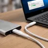 LogiLink CU0244 USB 2.0 kabelis USB-C į Micro-USB, 480 Mbps, 12 W, baltas, 2 m