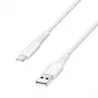 LogiLink CU0254 USB 2.0 kabelis USB-C į USB-A, 480 Mbps, 15 W, baltas, 2 m