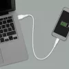 LogiLink CU0254 USB 2.0 kabelis USB-C į USB-A, 480 Mbps, 15 W, baltas, 2 m