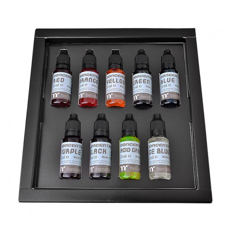 Thermaltake TT Premium aušinimo skysčio koncentrato rinkinys CL-W221-OS00SW-A, 9 x 20 ml
