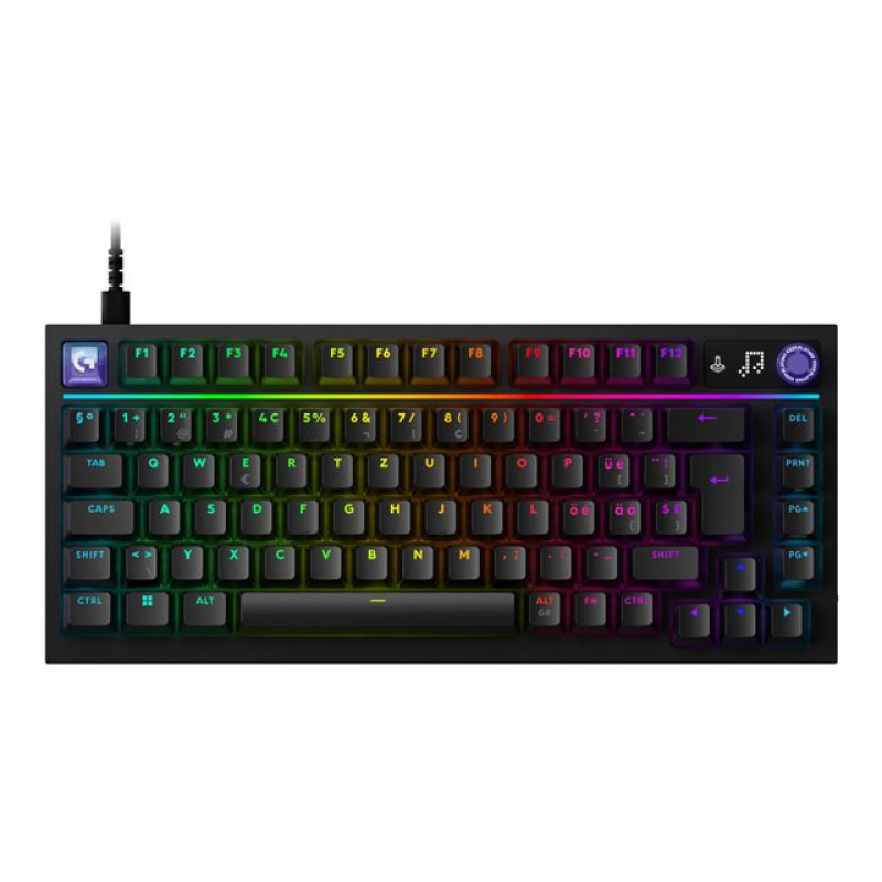 Logitech G316 X 75 žaidimų klaviatūra, juoda, US International