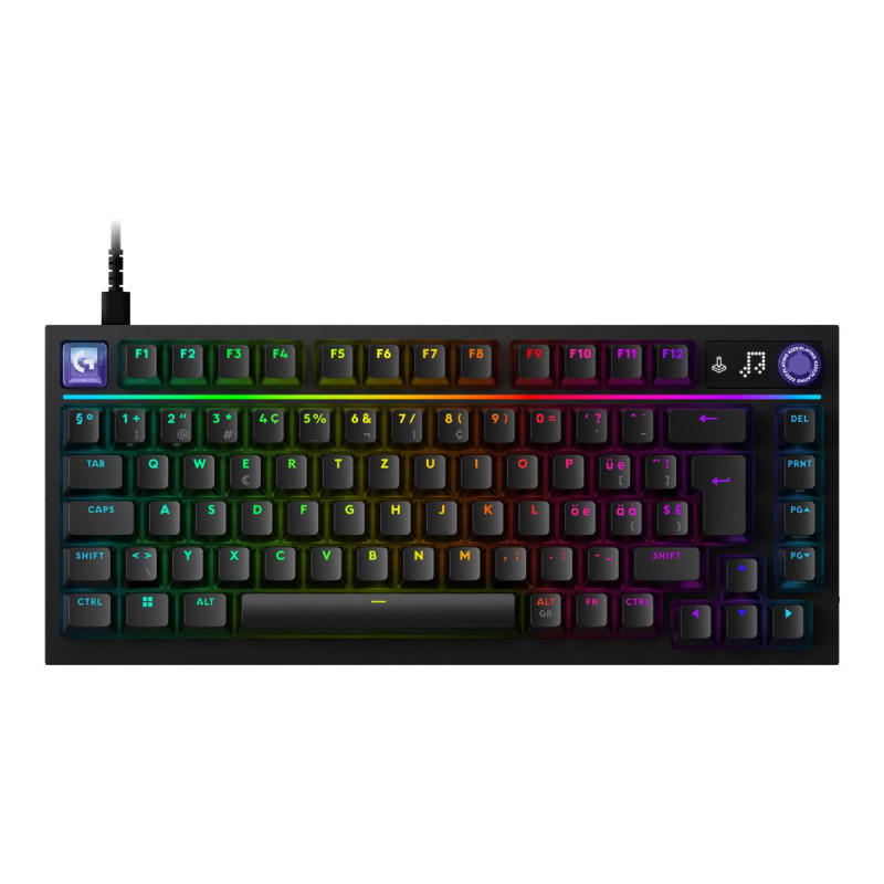 Logitech G316 X 75 žaidimų klaviatūra, juoda, US International