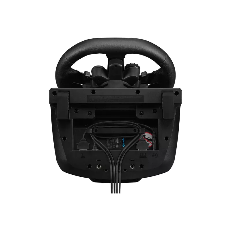 Logitech G923 lenktynių vairas su pedalais, skirtas PC, juodas