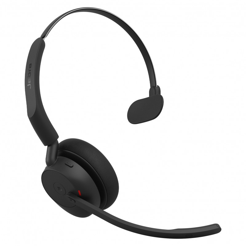 Jabra Evolve3 45 MS Mono ausinės su mikrofonu ir Link 390c, Bluetooth, juodos