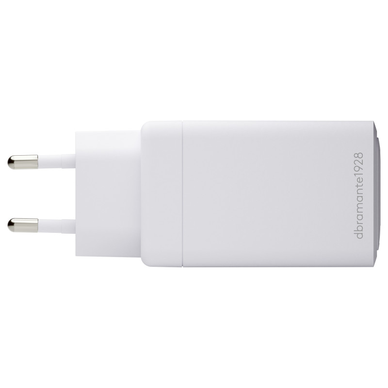 dbramante1928 CI70CCWH4436 maitinimo adapteris, 70 W, 2x USB-C + 1x USB-A, ES kištukas, baltas