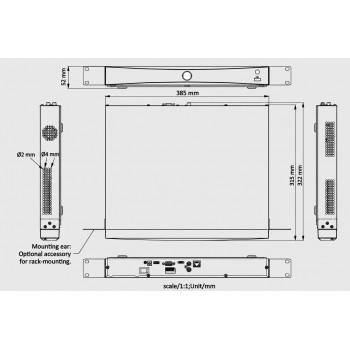Miton NT-NVR761F-H2 IP tinklo vaizdo registratorius (NVR), 16 kanalų, 12 MP