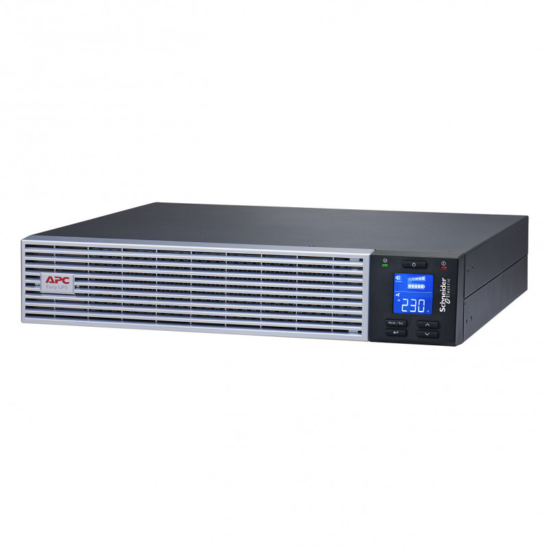 APC Easy UPS On-Line SRVL1KRIRK nepertraukiamo maitinimo šaltinis, 1000 VA / 900 W, Li-Ion, 2U spintai, su bėgelių komplektu