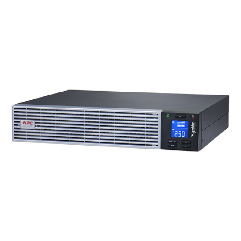 APC Easy UPS On-Line SRVL1KRIRK nepertraukiamo maitinimo šaltinis, 1000 VA / 900 W, Li-Ion, 2U spintai, su bėgelių komplektu
