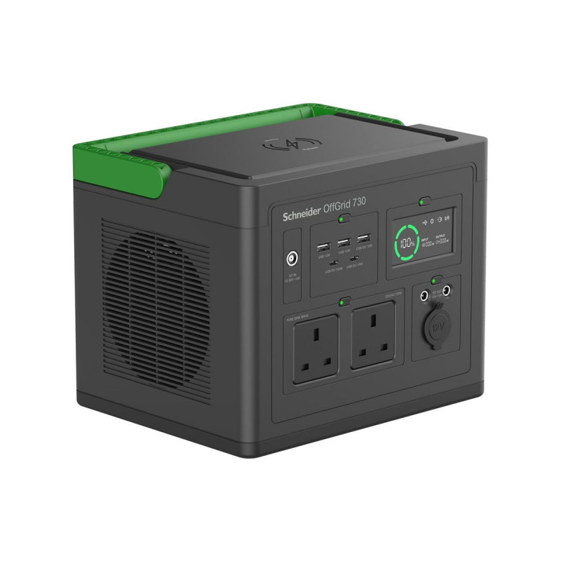 APC Schneider OffGrid 730 PPS730-UK nešiojama maitinimo stotis, 738 Wh, UK tipo lizdai
