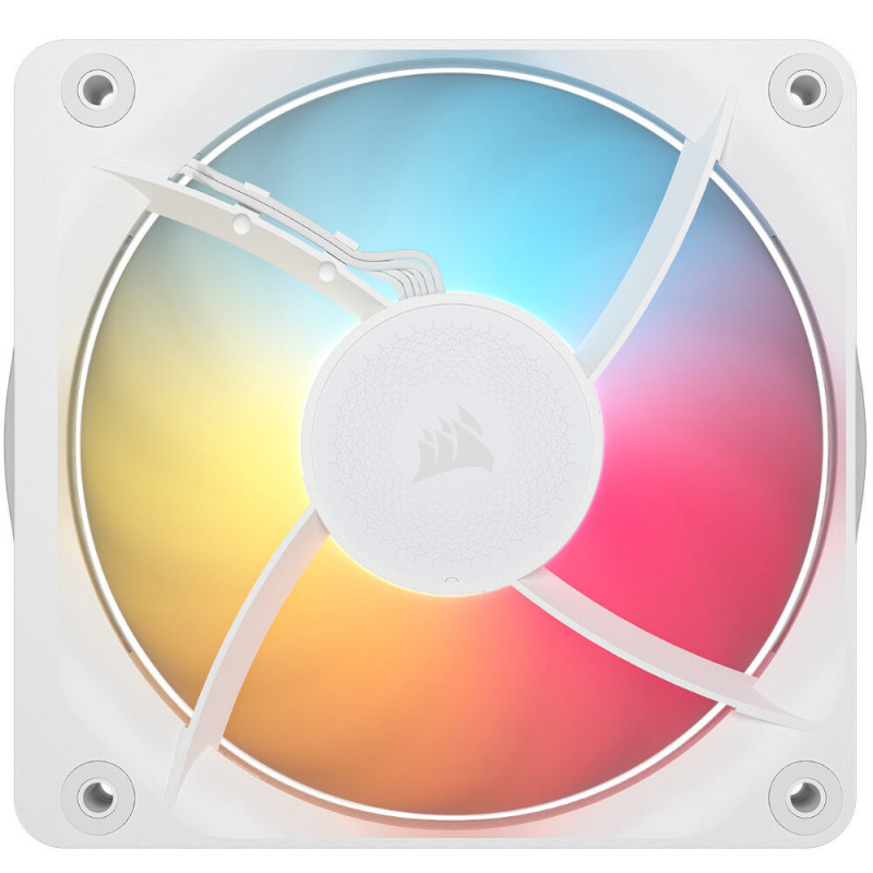 Corsair iCUE LINK RX120 II RGB PWM ventiliatorius CO-9051058-WW, 120 mm, 1 vnt., baltas