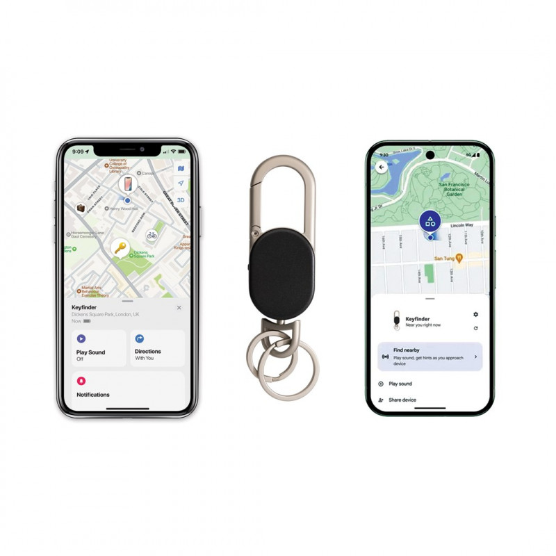 XD Design Connects Keyfinder Dual raktų sekiklis, Apple ir Android Find, P301.1601